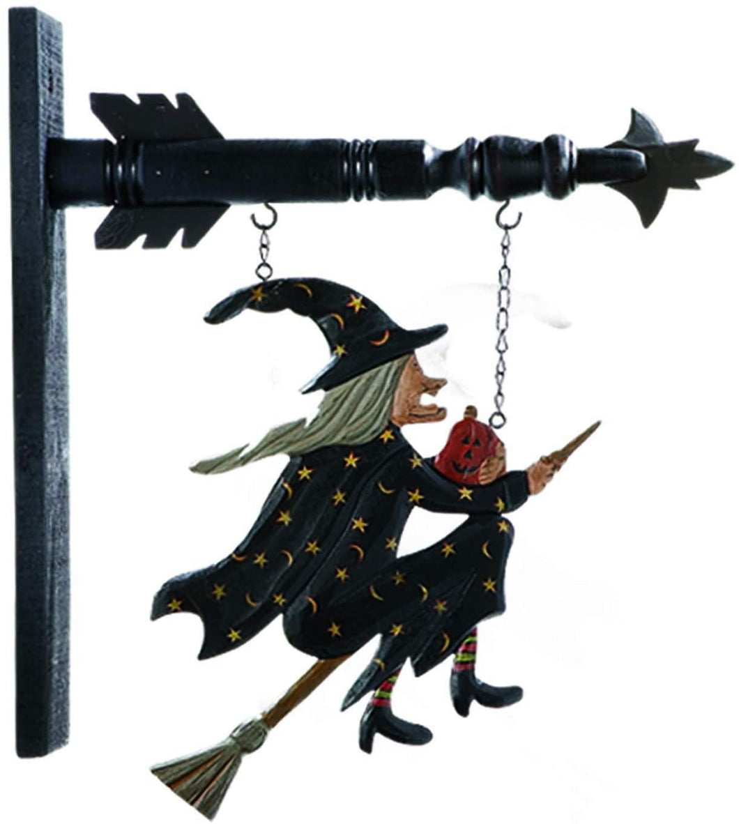 Witch on Broomstick Arrow Replacement