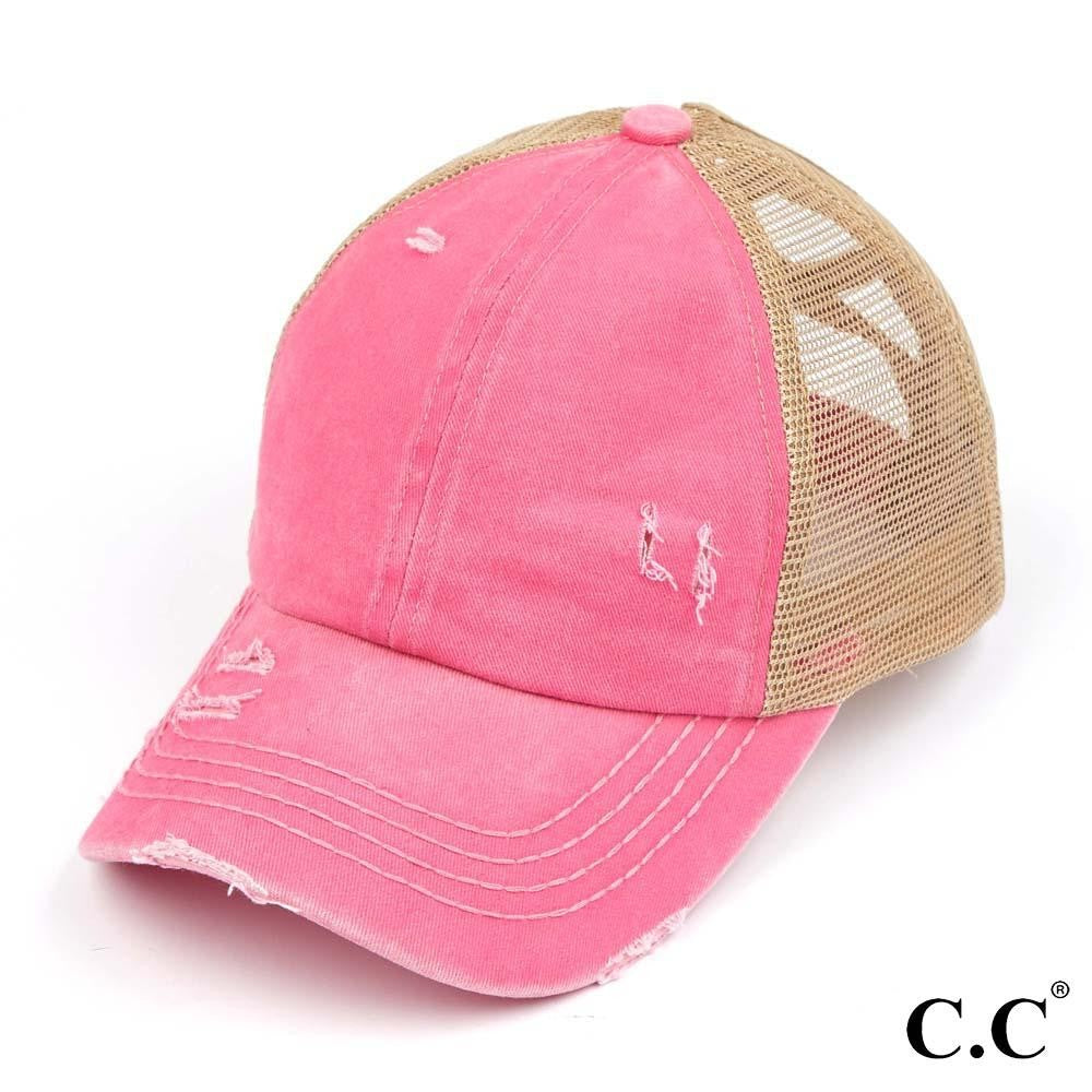 Pink C.C hat