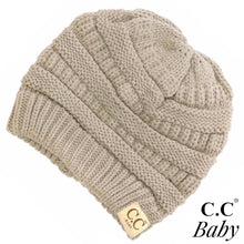 Load image into Gallery viewer, C.C. Baby solid knit beanie
