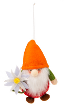 Load image into Gallery viewer, Garden Gnome With Flower Ornaments

