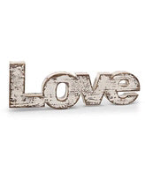 31 Inch Whitewashed Wood LOVE Wall Sign