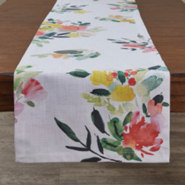 Happy Life Table Runner 72'