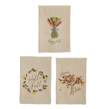Load image into Gallery viewer, Fall French Knot Towels
