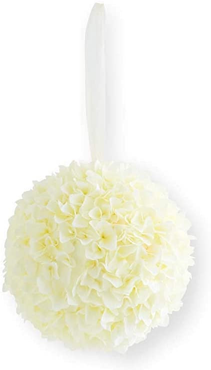 Cream Hydrangea Ball Ornament 9