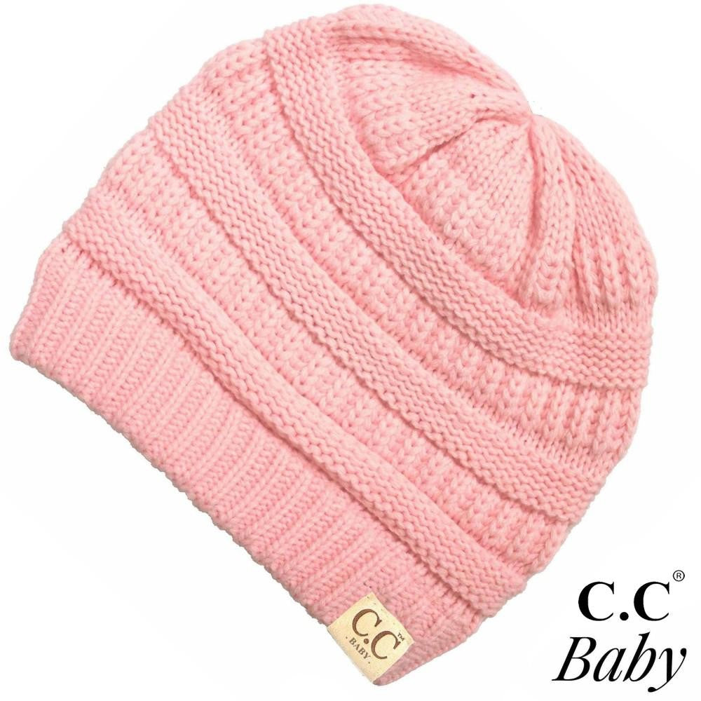 C.C. Baby solid knit beanie