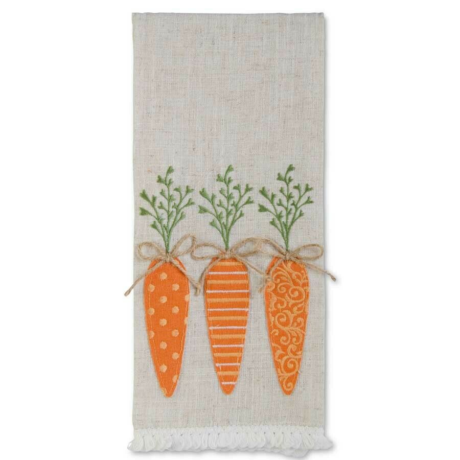 28 Inch Easter Towel w/Carrots