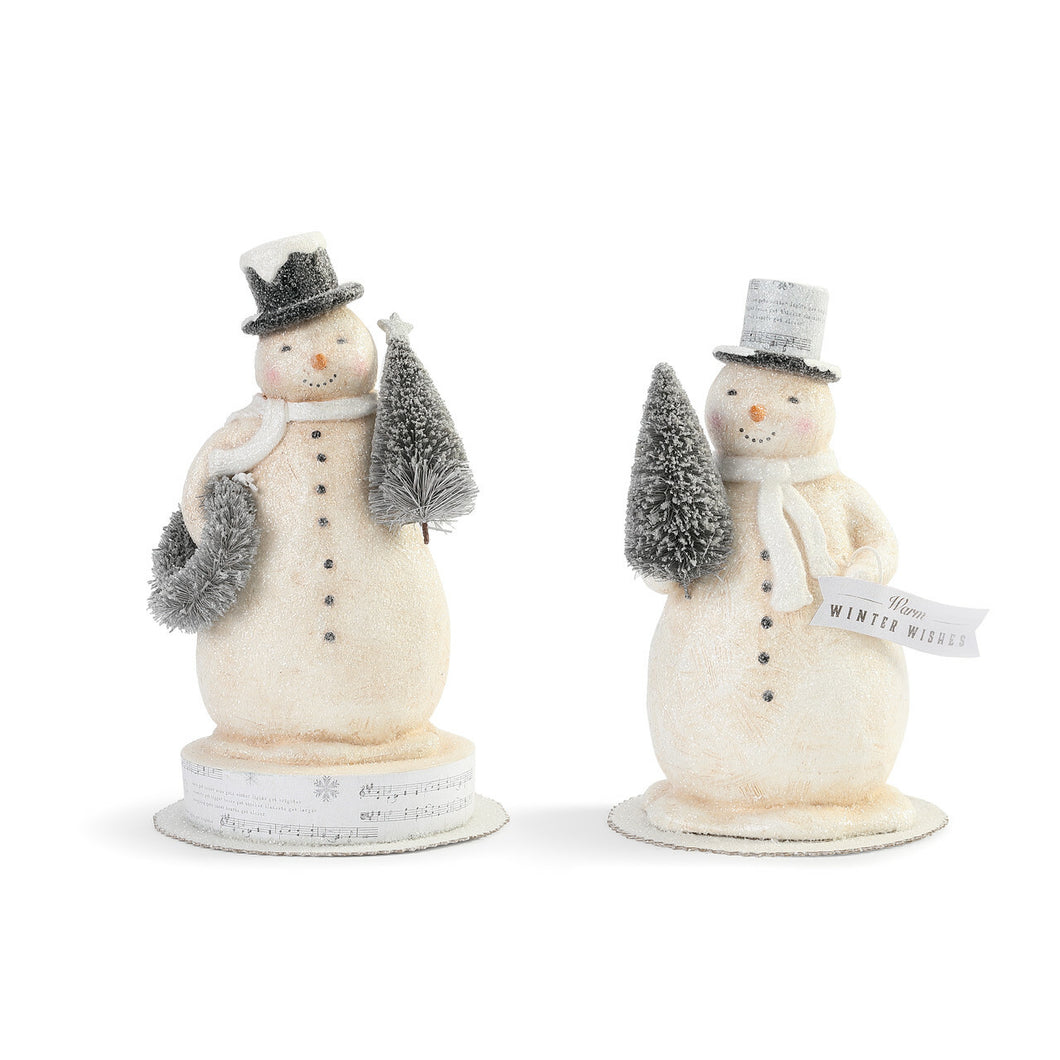 Winter Wishes Snowmen Figurines