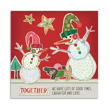 Load image into Gallery viewer, Snowman Laughter and Love Girt Puzzle
